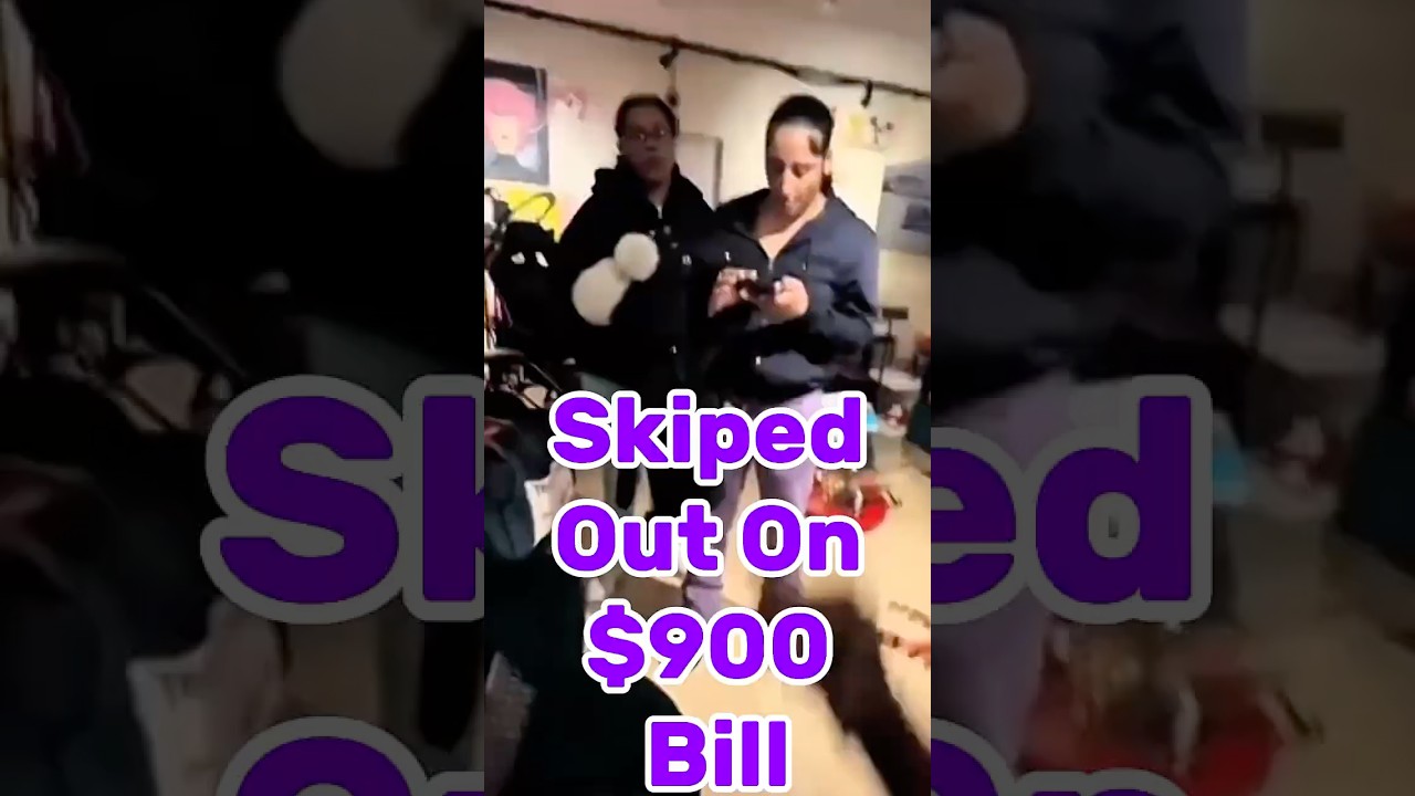 Lesbian Couple Gets Tattoo Then Tries to Dip Without Paying…Pure Clown Behavior 🤡