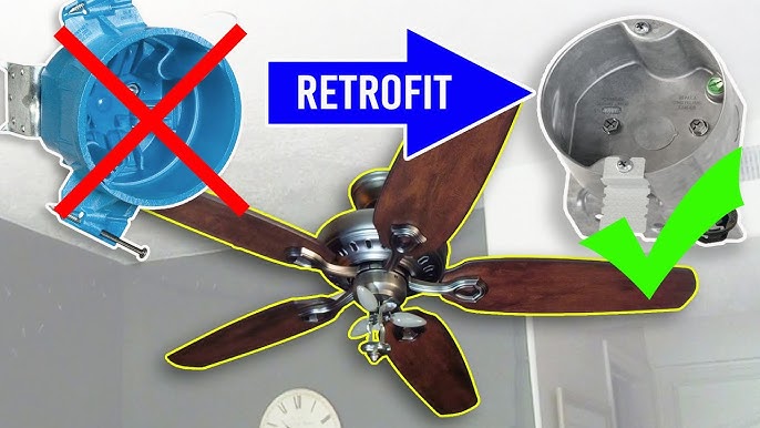 Ceiling Fan No Electrical Box How To