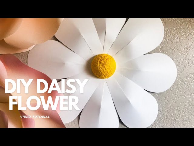 Free Printable Flower & DIY Daisy Straw Tutorial