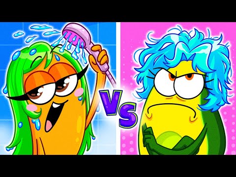 Short Hair vs. Long Hair Drama 😱👱‍♀️ Who Has It Worse?