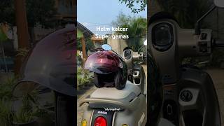 Helm kalcer yang lagi banyak di cari 😉😍 #helmet #fazzio #motor #marcolino