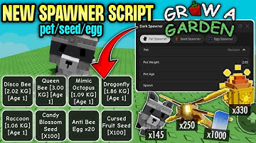 [UPDATE☀️] Grow a Garden PET SPAWNER SCRIPT, EGG DETECTOR, SEED SPAWNER, DUPE, AUTO COLLECT *NO KEY*