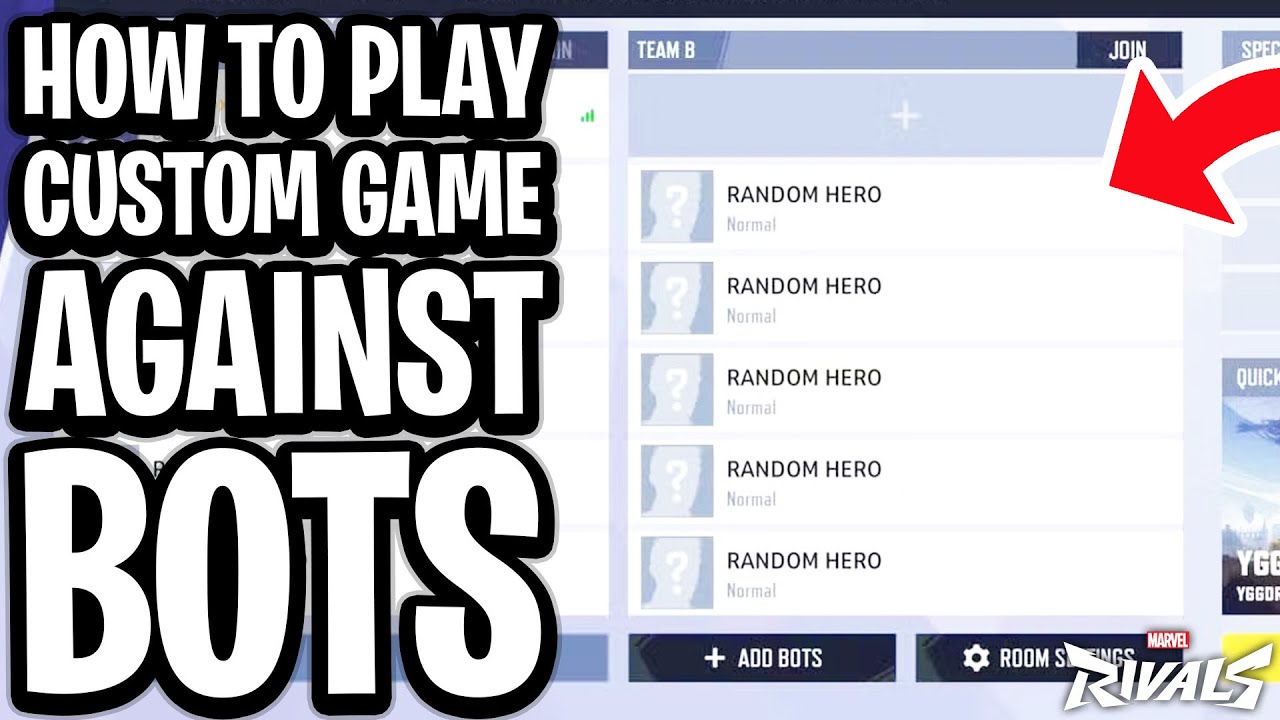 Marvel Rivals Range Bot How To Play A Custom Game Against Bots On Marvel Rivals - Full Guide ...