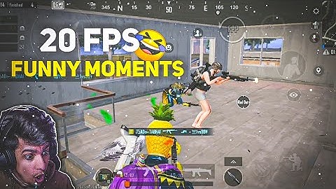 20 FPS FUNNY MOMENTS 🤣 Low end device | 20FPS,30FPS FACE THIS LAG IN BGMI 😢
