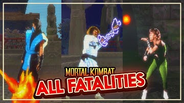 Mortal Kombat 1 - ALL FATALITIES | 4k CRT Sim