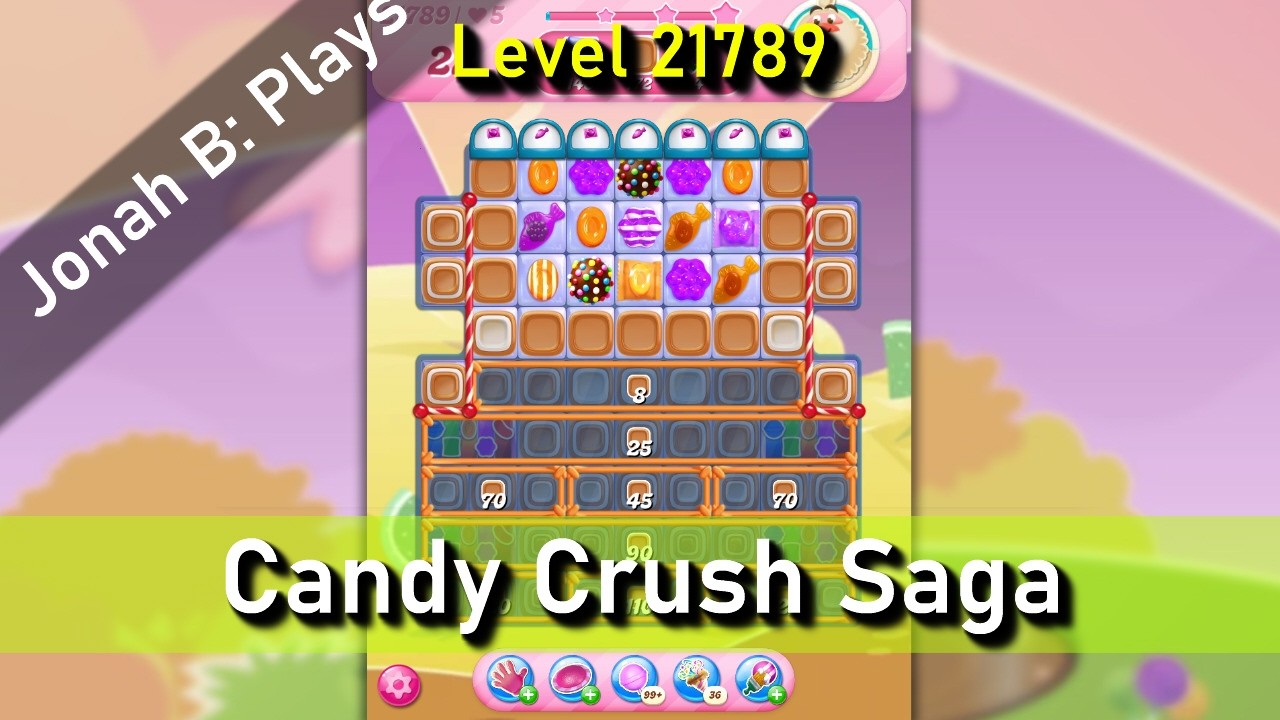 Candy Crush Saga Level 21789 - YouTube