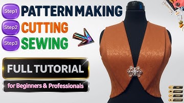 Complete Pattern Making, Draping, Cutting & Sewing Tutorial | Step-by-Step Fashion Design