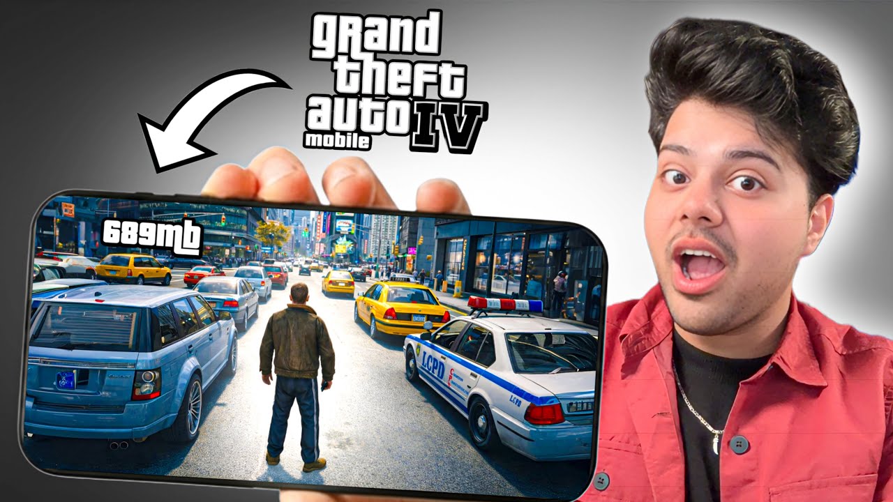 GTA 4 on Mobile – 100% Real 600MB Version! | GTA IV Lite GameHub Setup & Gameplay