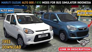 Suzuki Alto 800 Suzuki Alto K10 Mod For Bussid | Bus Simulator Indonesia | Free Download | BUSSID screenshot 4