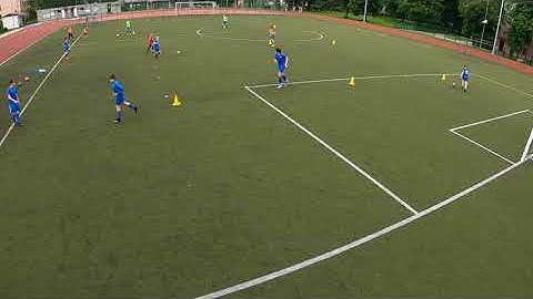 Wall and 3rd man passing drill.