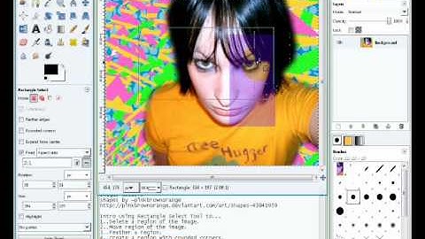 A1 Rectangle Selection Tool GIMP