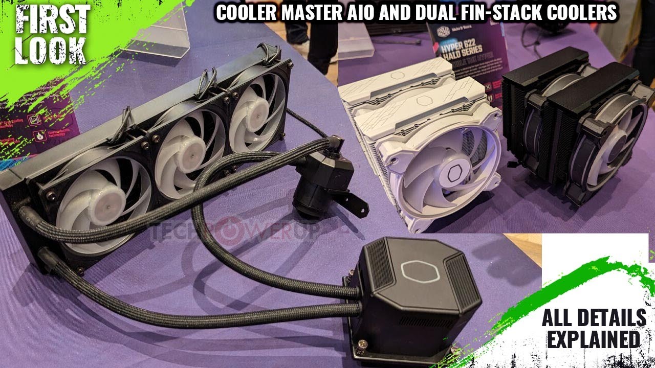 Cooler Master ML360 Sub Zero Evo AIO CLC And MA826 Stealth And Hyper cooler-master-ml360-sub-zero-evo-aio-clc-and-ma826-stealth-and-hyper