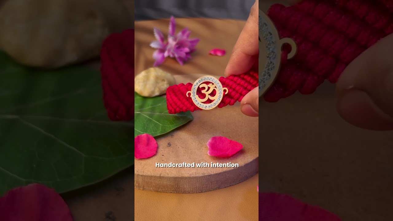 Rakhi Special Aum red threaded bracelet for him ❤️ 