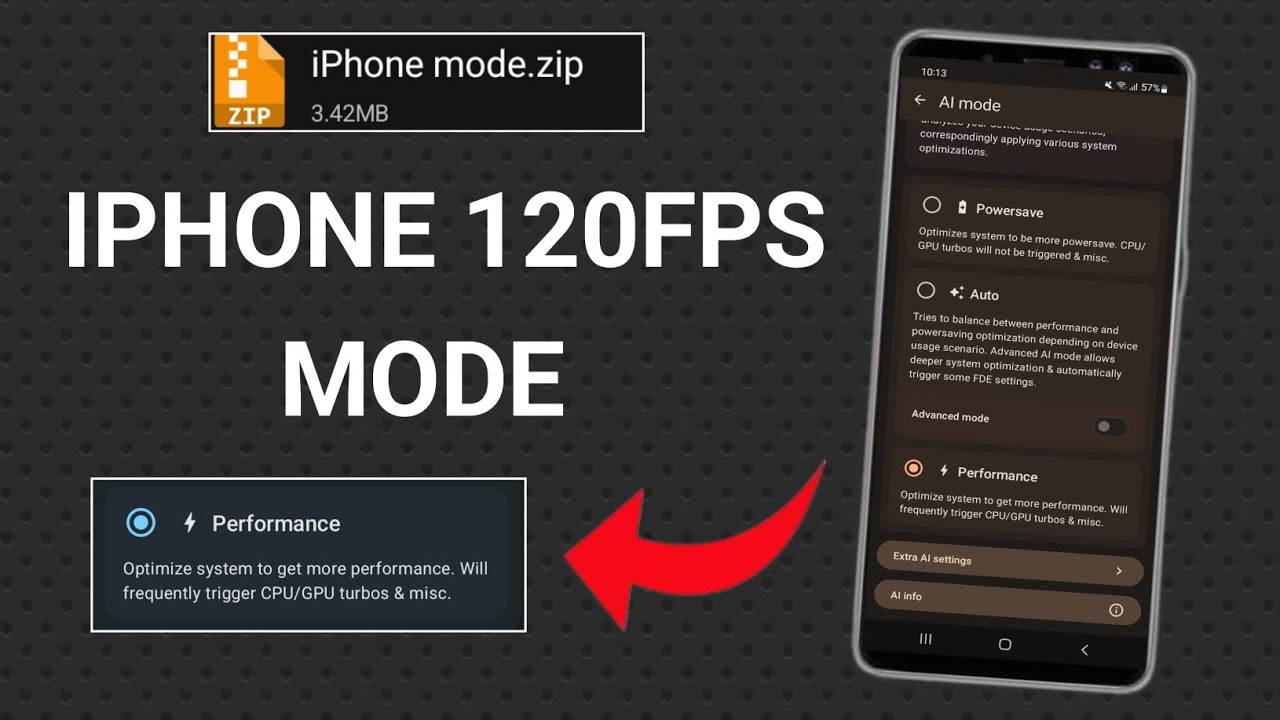 Iphone Optimize Performance Enable iPhone 120FPS Mode Performance | Boost Performance | Max FPS Fix ...