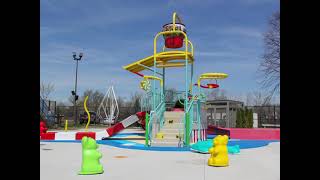 Park District of Forest Park Aquatic Center Splash Pad Time Lapse