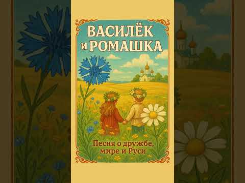 🎶 Премьера песни! Василёк и ромашка — как брат и сестра на лугах Святой Руси! #новаяпесня #музыка