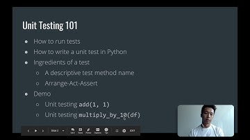 3.1 Testing — Unit testing 101 + how to test dataframes #CH4DS