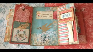 CORAL COUTURE STACKED ENVELOPE JUNK JOURNAL:  Flip Through and How To