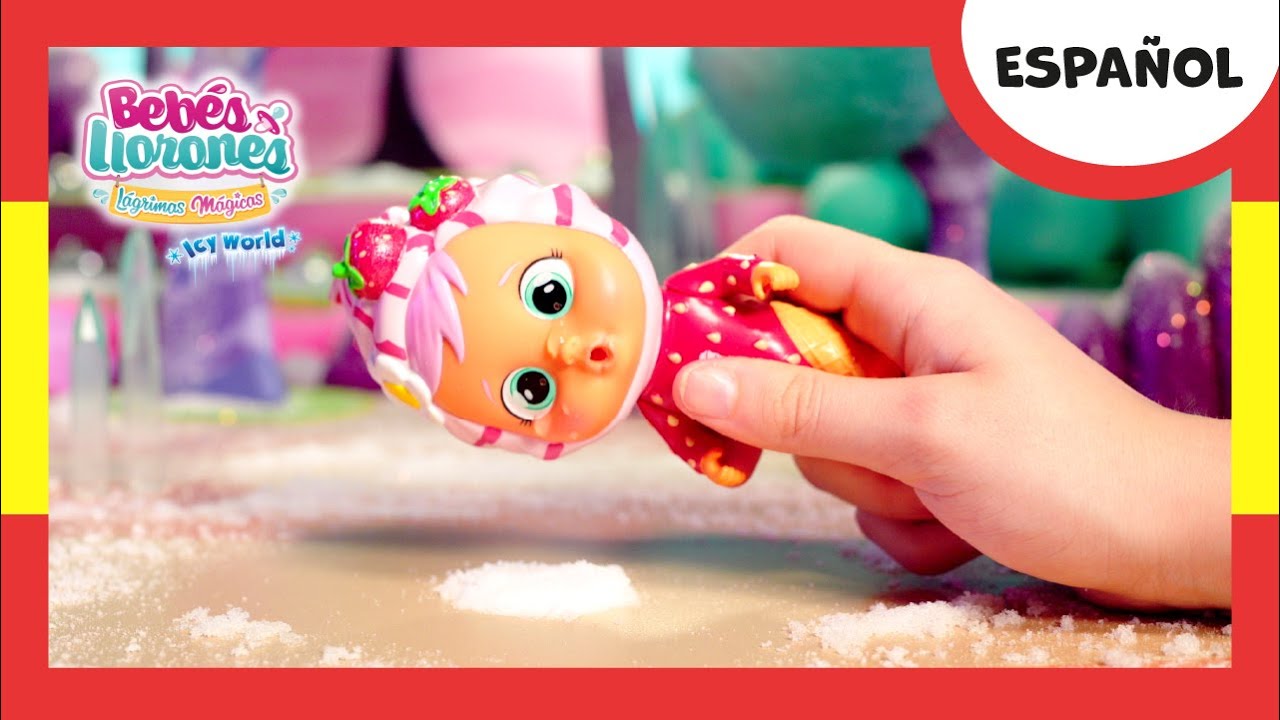 Polly Pocket Muñeca Bebé Llorón Lágrimas Mágicas Icy World (13