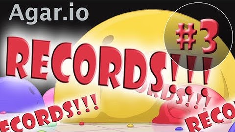 Agar.io Biggest Record Gameplay NO HACKS | Score Score Score #3