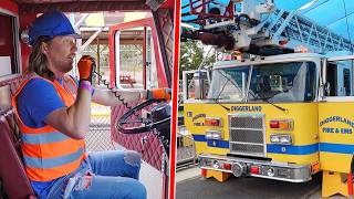 Fire Trucks and Fire Truck Songs for Kids 🚒 Handyman Hal learns about Real Fire Trucks