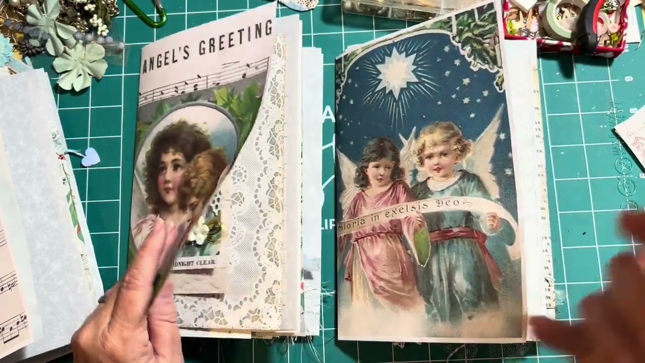 Краткий обзор страниц моего дневника Angel и того, как я оформляю три раздела.