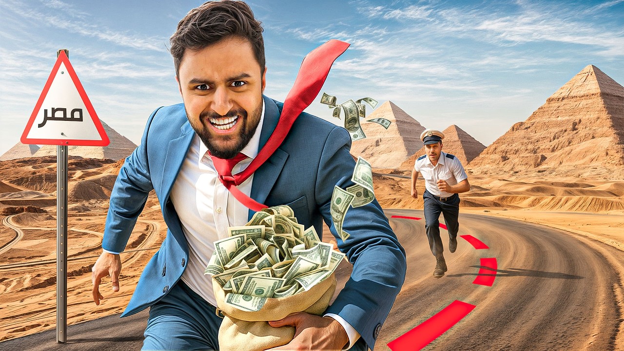 اهرب من الشرطي واربح 50,000 😳👮🏻‍♂