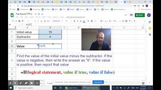 Using the If Statement in google sheets