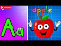 A is For Apple Alphabet Song | ABC Fun Song for Kids | Educationals Phonics Videos for Toddlers