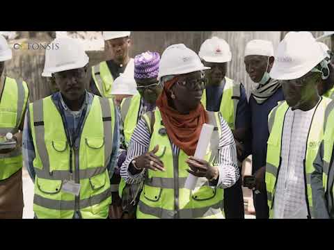 Visite du Ministre des Infrastructures, Mr Déthié Fall, sur le chantier de l’Hôpital le Dantec