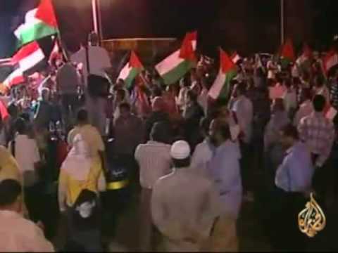 مظاهرة الشموع لرفع الحصار عن قطاع غزة