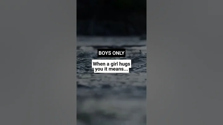 When a girl hugs you it means❤️..#shorts