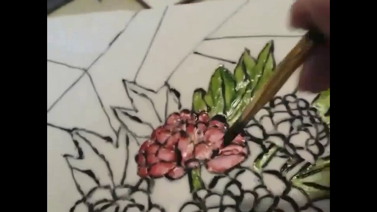 Hand-Painted Cake in the works!