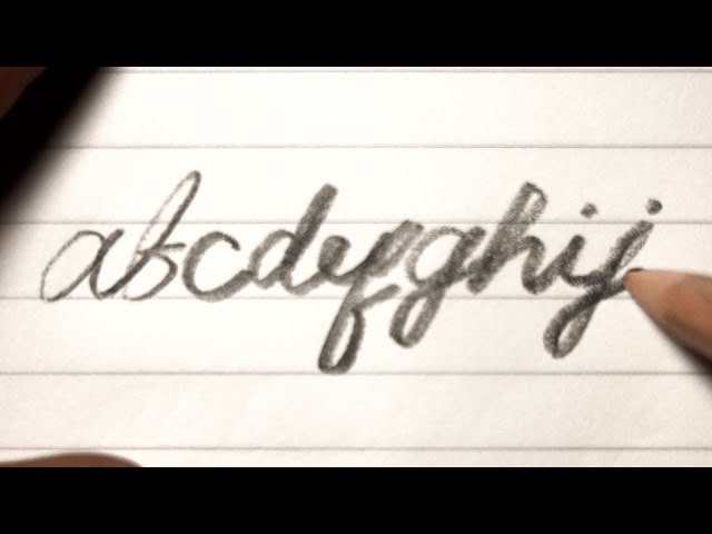 Most Satisfying Print vs. Cursive in History ✍🏻 (ASMR)