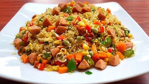 CƠM CHIÊN THẬP CẨM Giàu Dinh Dưỡng Vừa Đẹp Mắt Lại Ngon Miệng