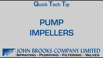 Pump Impellers by John Brooks Company