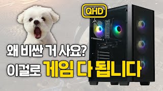 비싼 거 살 필요 없이 QHD 게이밍은 딱 이 견적으로 하면 됩니다.