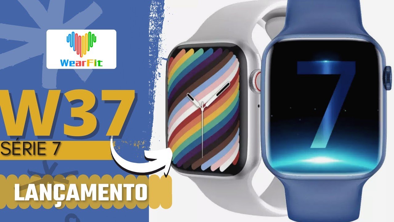 W37 Review Smartwatch W37 Série 7 | Tudo sobre | Vale a pena?| #smartwatch ...