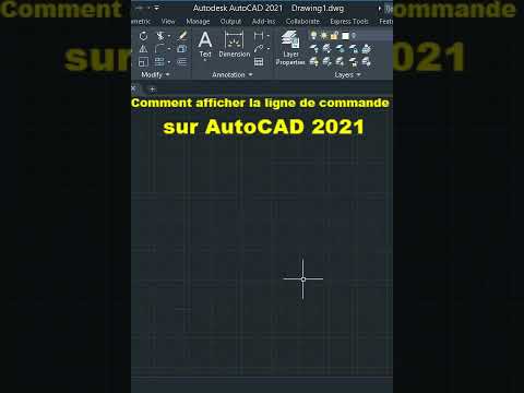 Vidéo: Comment puis-je voir les commandes dans AutoCAD ?