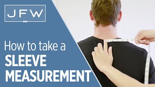 Sleeve Measurement for Tuxedo and Suit Rentals