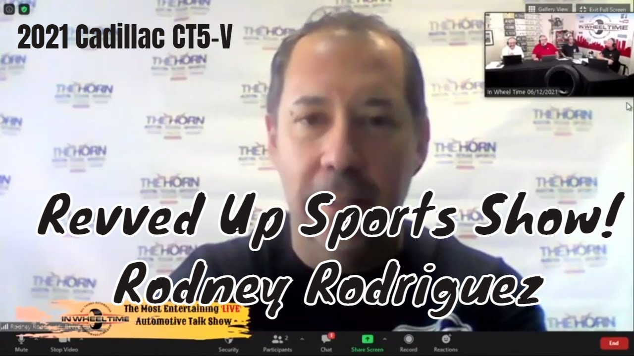 It is the 'Revved Up Sports Show' with Rodney Rodriguez and we are talking oval racing!