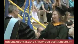 Morehead State University Spring 2016 afternoon Commencement, graduate degree awards