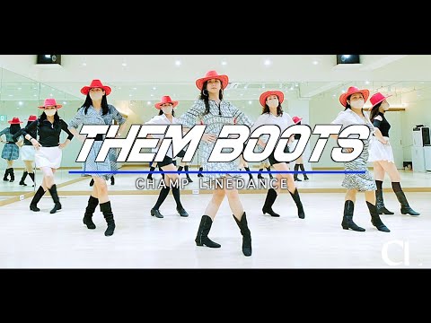 [라인댄스중급반] Them Boots Line Dance || 댐 부츠 라인댄스