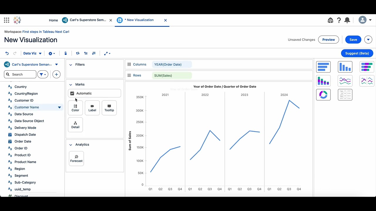Tableau Next Tip 2 Date Parts vs Date Values - YouTube