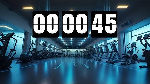 45 second TIMER - For GYM - Warm Up - PLANK