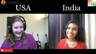 Cambly English Conversation #41 with lovely tutor from the USA | Adrija Biswas