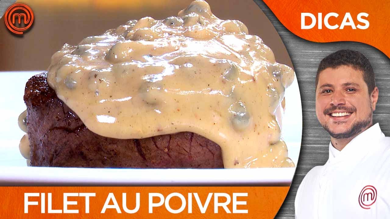 FILÉ AU POIVRE com Raul Lemos | DICAS MASTERCHEF | MasterChef Brasil