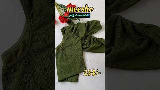 @Meesho puff strechable blouse 234/- only|| #shorts #shortsviral