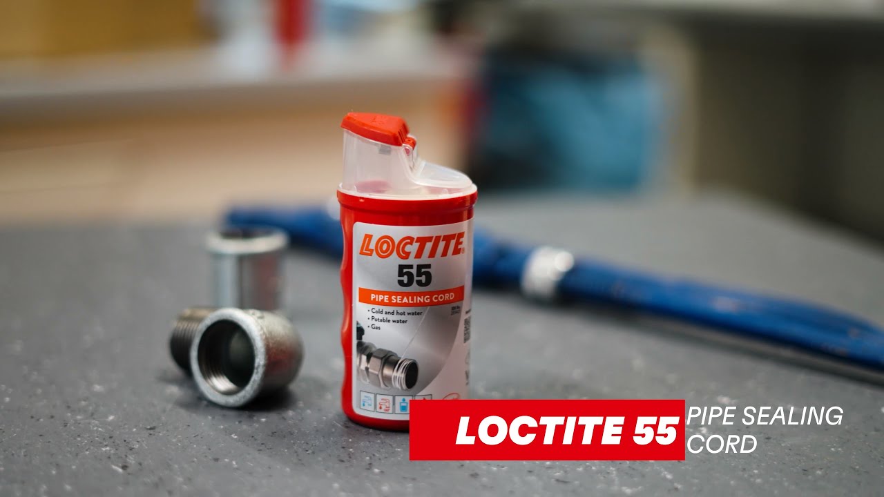 Thread Seling Code LOCTITE® 55 Thread sealing cord - How to apply - YouTube
