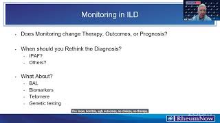 ILD Diagnosis, Screening and Monitoring